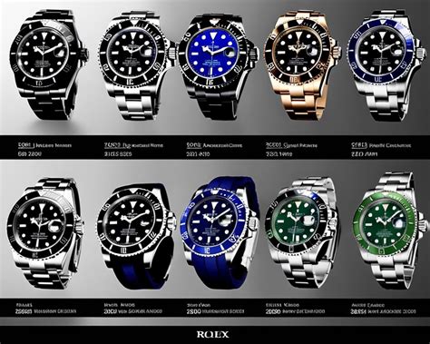 unique rolex submariner|list of rolex submariner models.